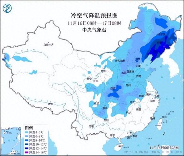 冷冷冷！大風(fēng)＋降溫都來(lái)了！全國(guó)冰凍線進(jìn)程圖出爐，這些地方雨雪天氣持續(xù)在線