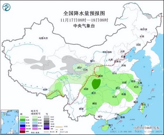 冷冷冷！大風(fēng)＋降溫都來(lái)了！全國(guó)冰凍線進(jìn)程圖出爐，這些地方雨雪天氣持續(xù)在線
