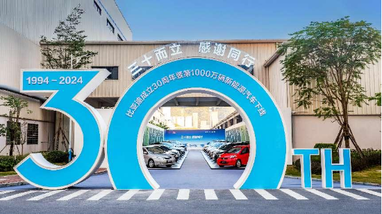 比亞迪成立30周年：技術(shù)引領(lǐng)，成就全球首家千萬輛新能源汽車下線