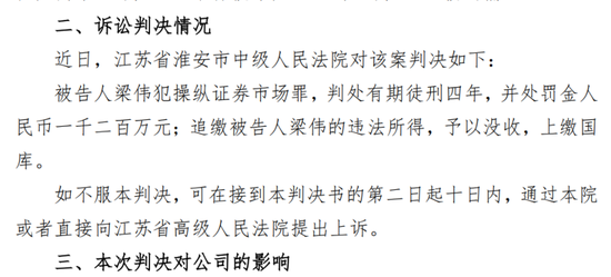 操縱股票！金運激光實控人被判4年