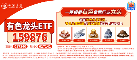 有色蓄勢(shì)高飛！有色龍頭ETF（159876）盤中逆市漲超3%！銅、金、鋁攜手上攻，北方銅業(yè)漲停封板