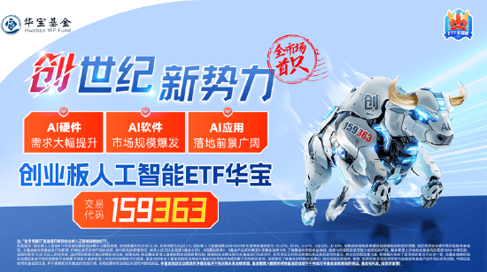 AIDC產(chǎn)業(yè)鏈爆發(fā)，軟通動力大漲超12%！創(chuàng)業(yè)板人工智能ETF華寶（159363）摸高漲近4%，強勢突圍！