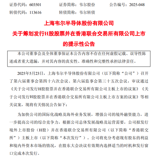 A+H上市進入高潮，吉宏股份暗盤大漲，韋爾股份官宣赴港
