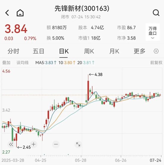 因涉嫌信息披露違法違規(guī)，先鋒新材及總經(jīng)理盧先鋒被立案