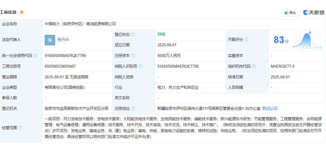 又一央企成立清潔能源有限公司！
