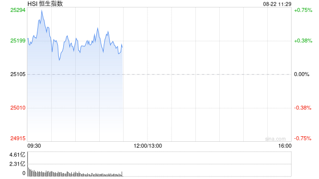 快訊：恒指高開(kāi)0.4% 科指漲0.99% 新消費(fèi)概念普漲 新能源車企股回暖 小鵬汽車漲超9%